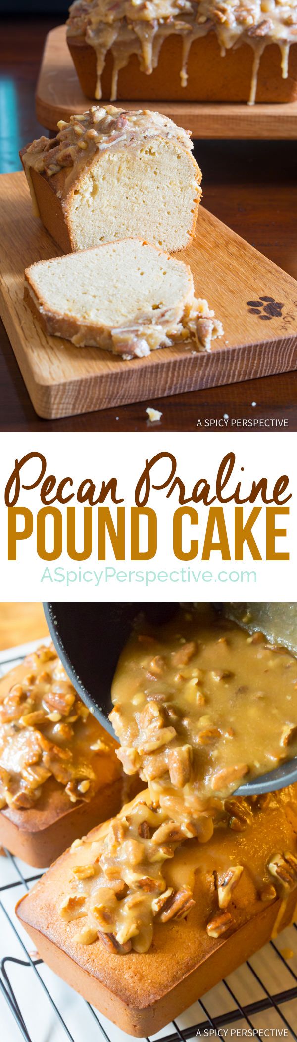 Pecan Praline Pound Cake