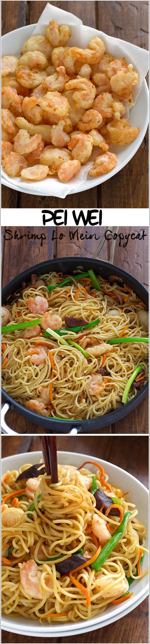 Pei wei shrimp lo mein copycat