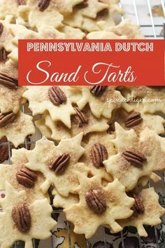 Pennsylvania Dutch Sand Tarts