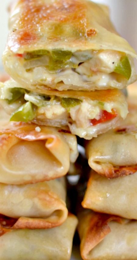 Pepper Jack & Chicken Eggrolls