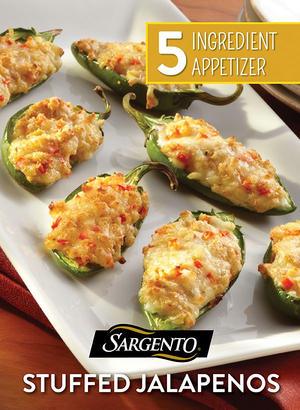 Pepper Jack Cheese Stuffed Jalapeños