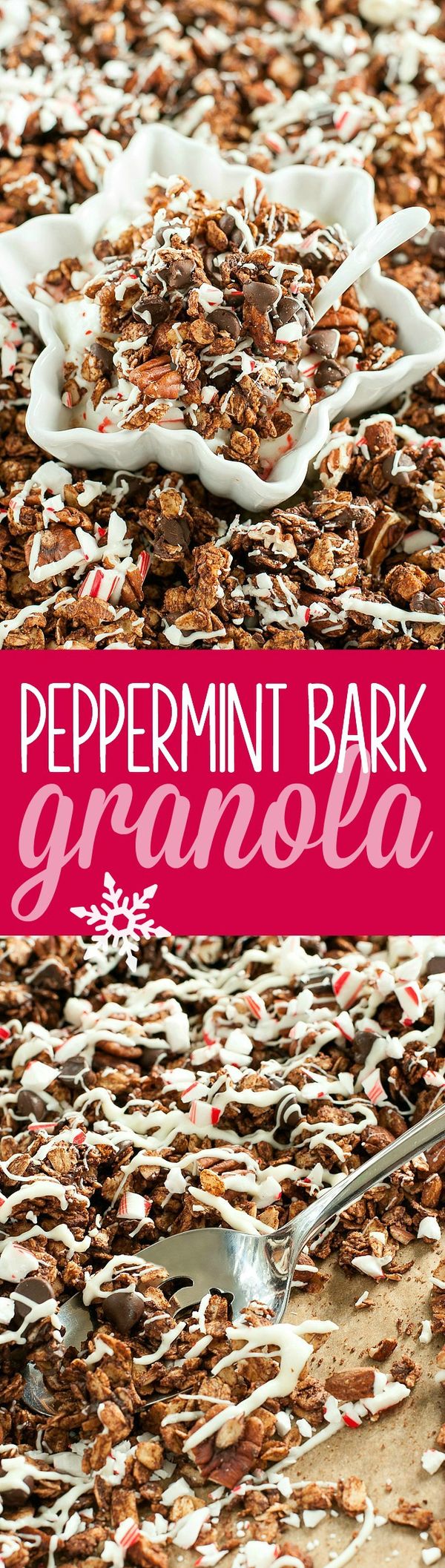 Peppermint Bark Granola