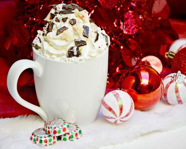 Peppermint Bark Hot Chocolate