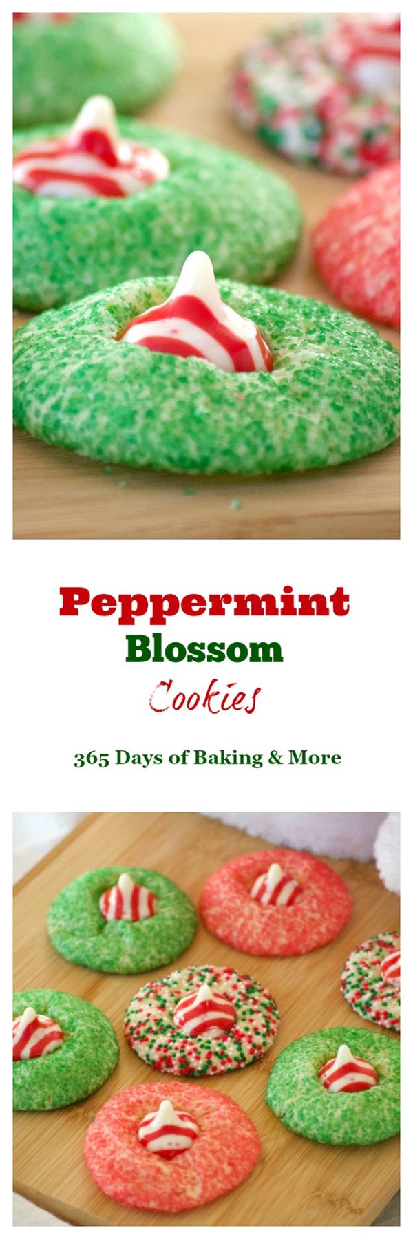 Peppermint Blossom Cookies