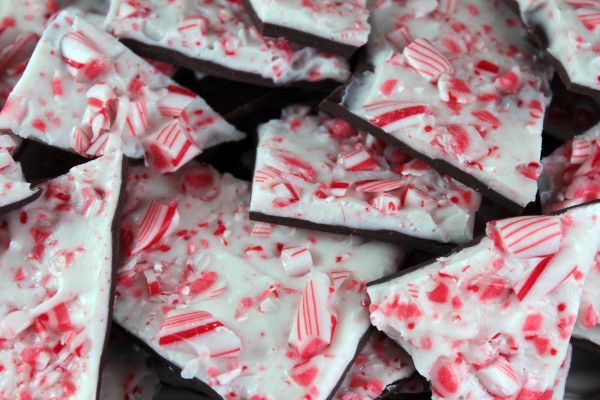 Peppermint Candy Cane Bark