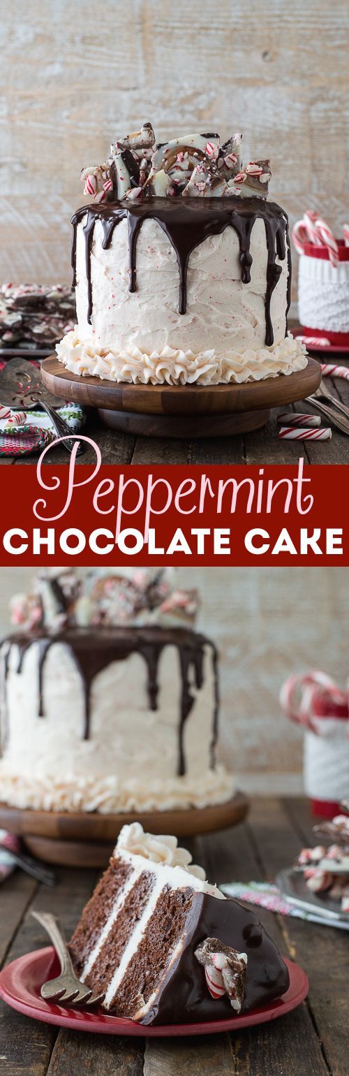 Peppermint Chocolate Cake