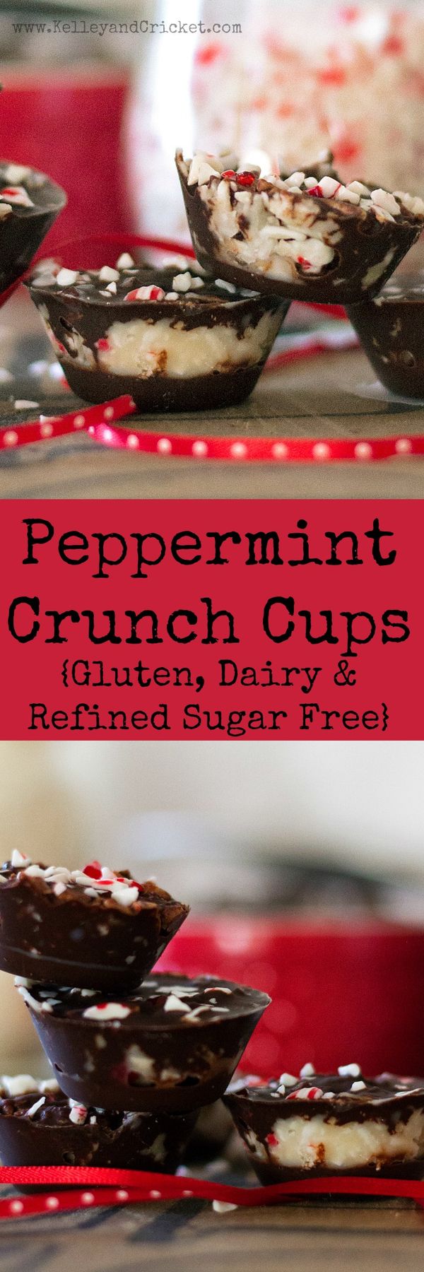 Peppermint Crunch Cups(Gluten, Dairy & Refined Sugar Free!