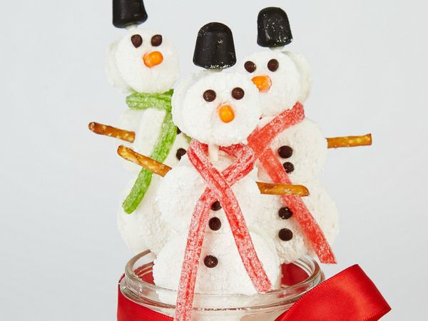 Peppermint Marshmallow Snowmen