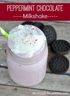 Peppermint Milkshake (Just Like Chick Fil A