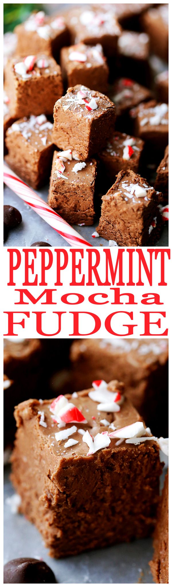 Peppermint Mocha Fudge