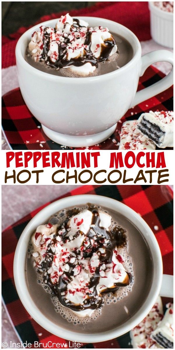 Peppermint Mocha Hot Chocolate