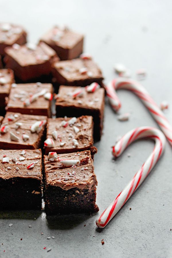 Peppermint One Bowl Brownies