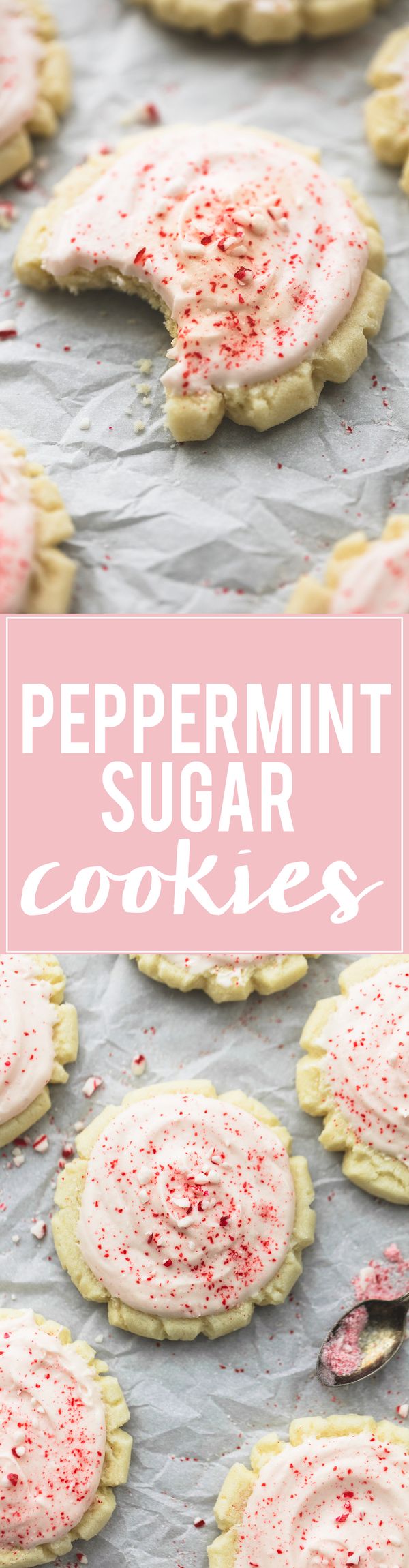 Peppermint Sugar Cookies