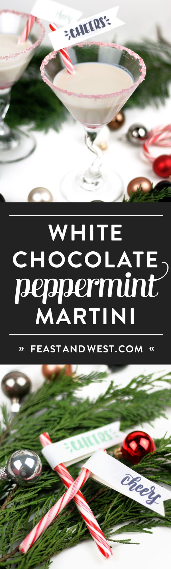 Peppermint White Chocolate Martini