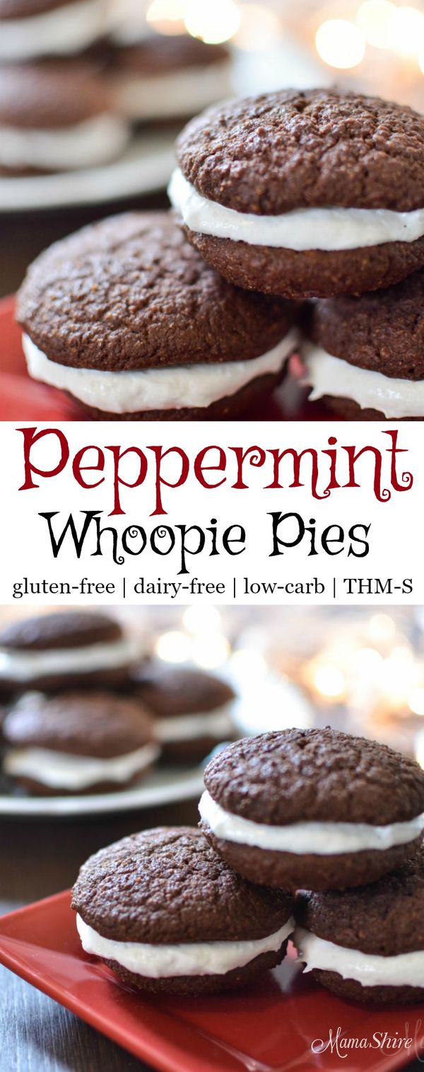 Peppermint Whoopie Pies