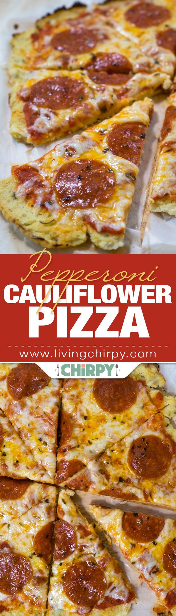 Pepperoni Cauliflower Pizza