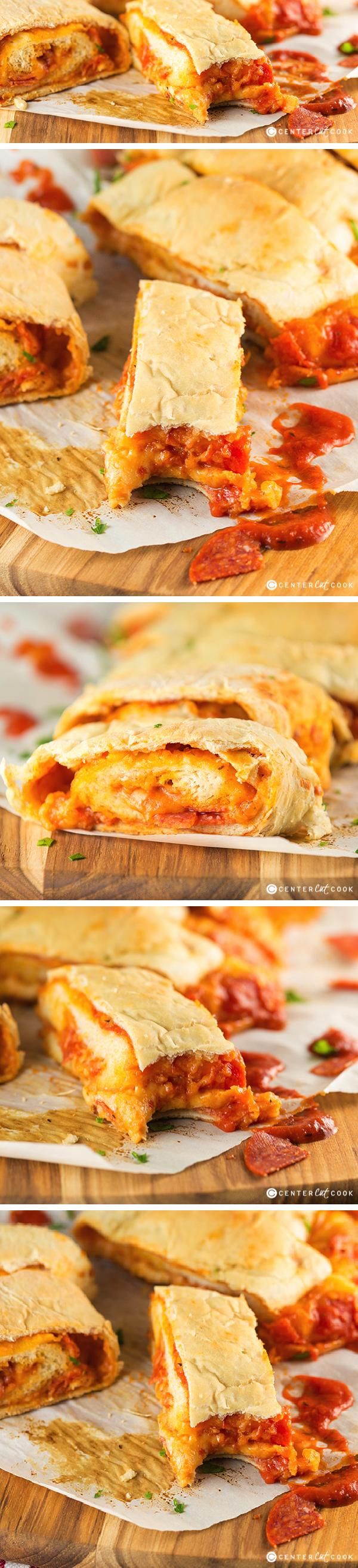 Pepperoni Pizza Bread Roll-Up