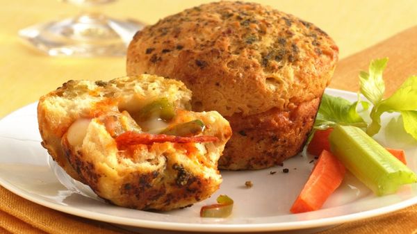 Pepperoni Pizza Stuffed Biscuits