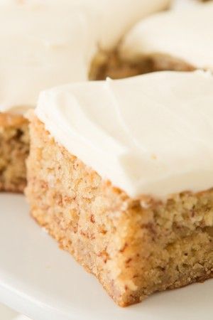 Perfect Banana Cake with Cream Cheese Frosting