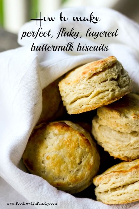 Perfect, Flaky, Layered Buttermilk Biscuits (tutorial