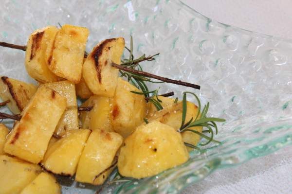 Perfect Potatoes (Recipe: Grilled Rosemary and Garlic Skewered Potatoes