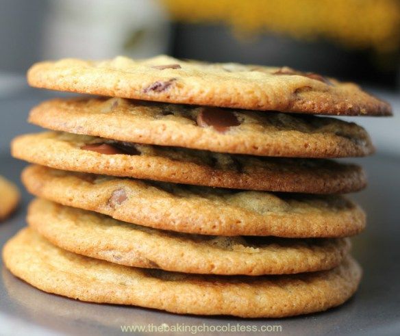 Perfect Thin & Crispy Chocolate Chip Cookies