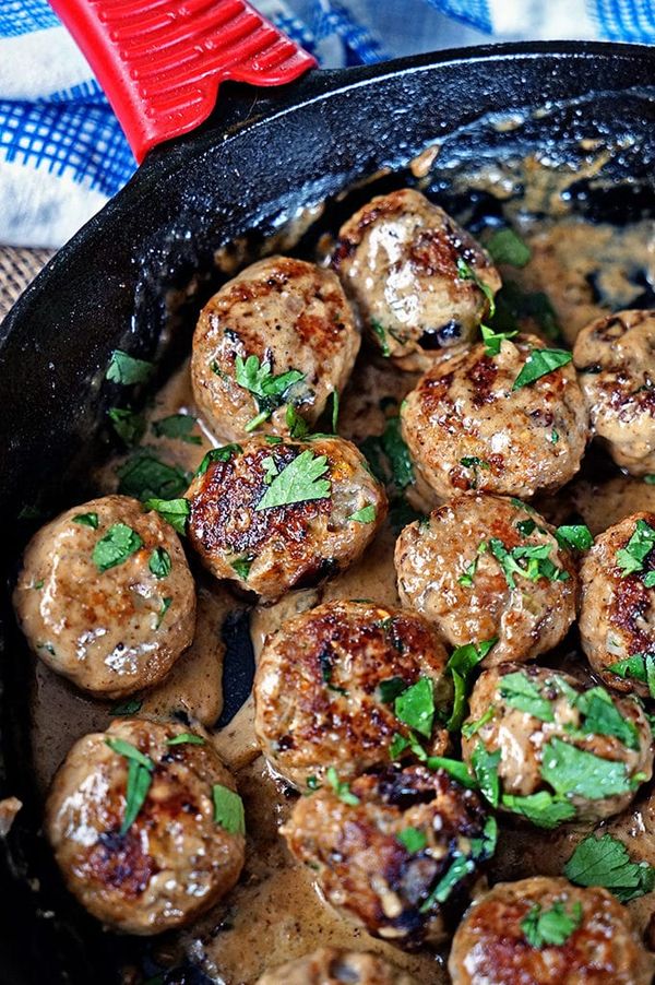 Persian Meatballs with Dried Cherries and Pistachios