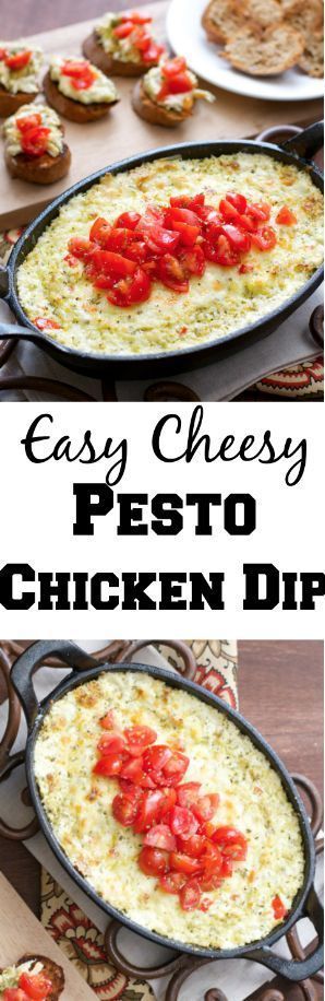 Pesto Chicken Dip