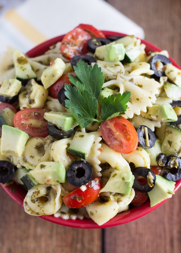 Pesto Pasta & Tortellini Salad