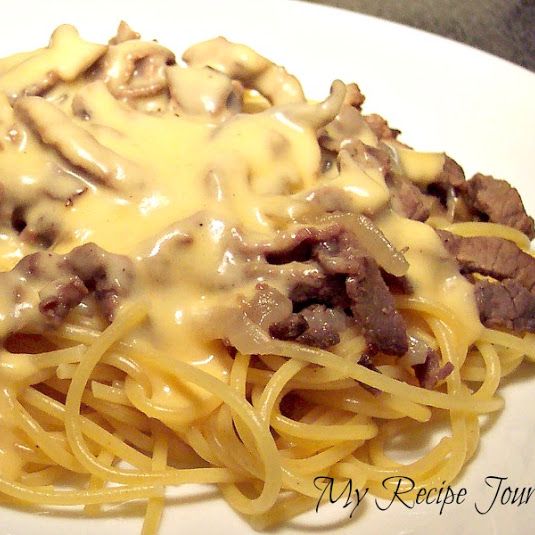 Philly Cheese Steak Spaghetti