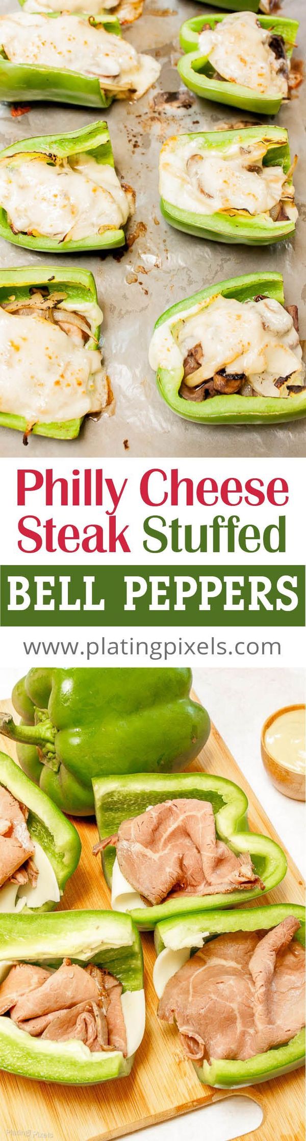 Philly Cheese Steak Stuffed Bell Pepper