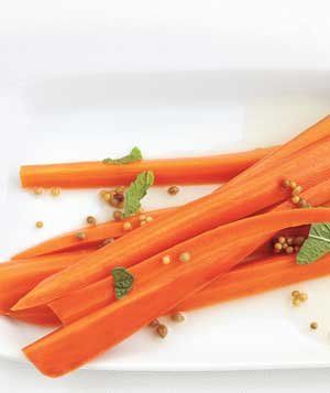 Pickled Carrots With Mint