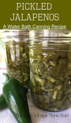 Pickled Jalapeno Peppers