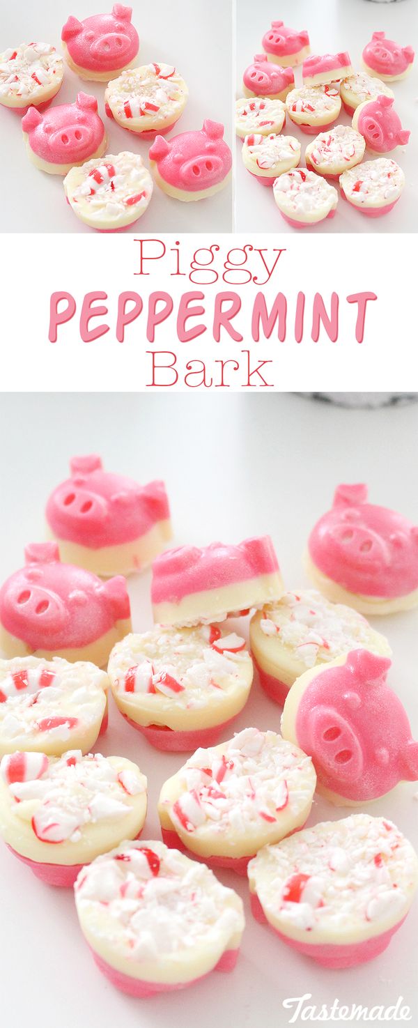 Piggy Peppermint Bark