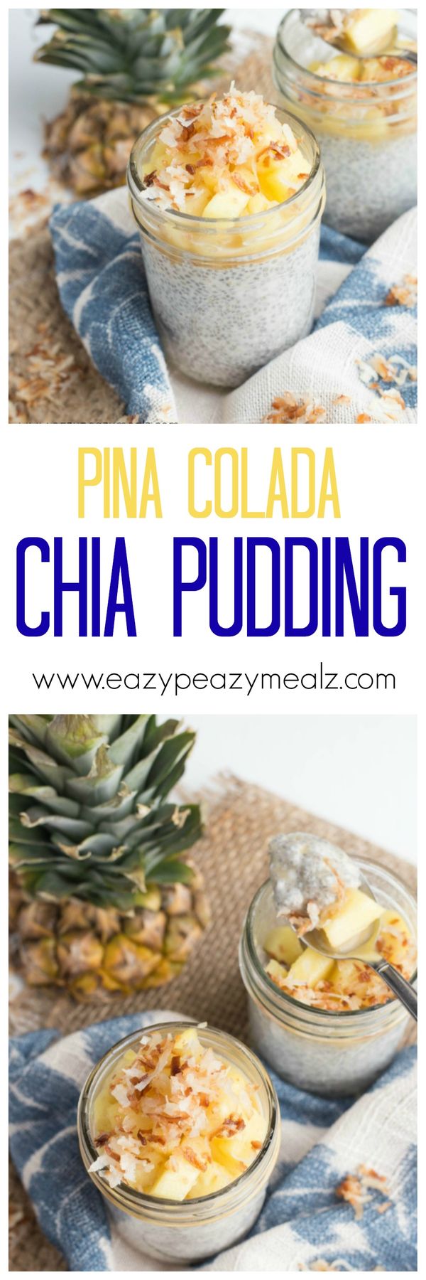 Pina Colada Chia Pudding