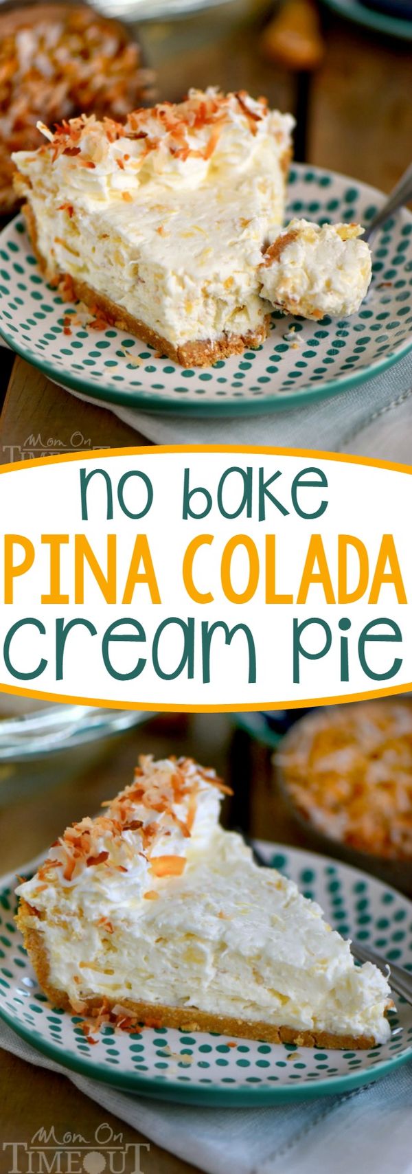 Pina Colada Cream Pie