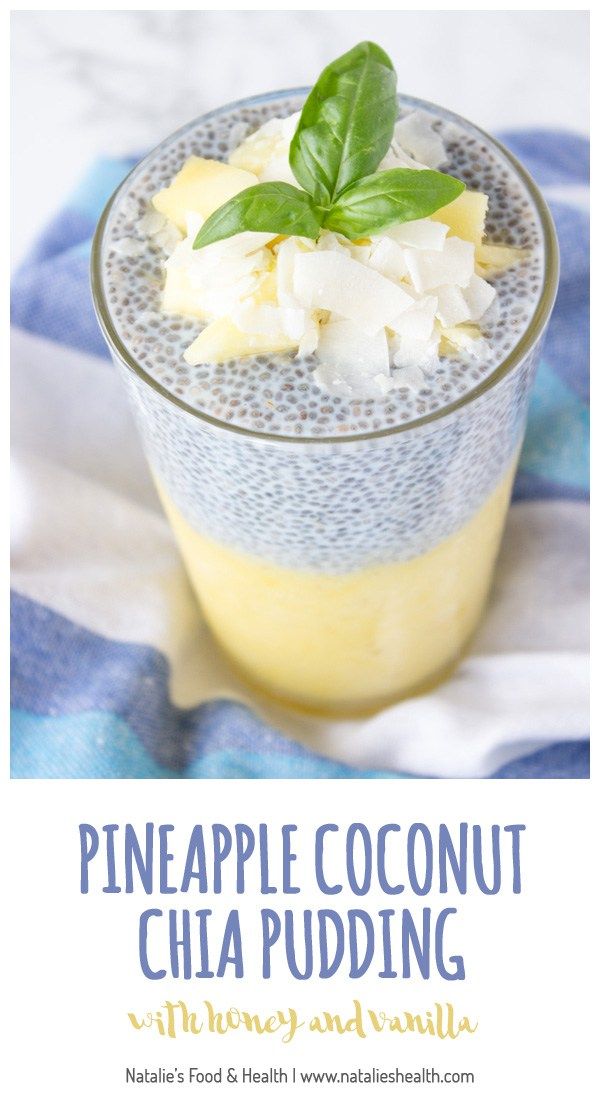 Pineapple Coconut Chia Pudding