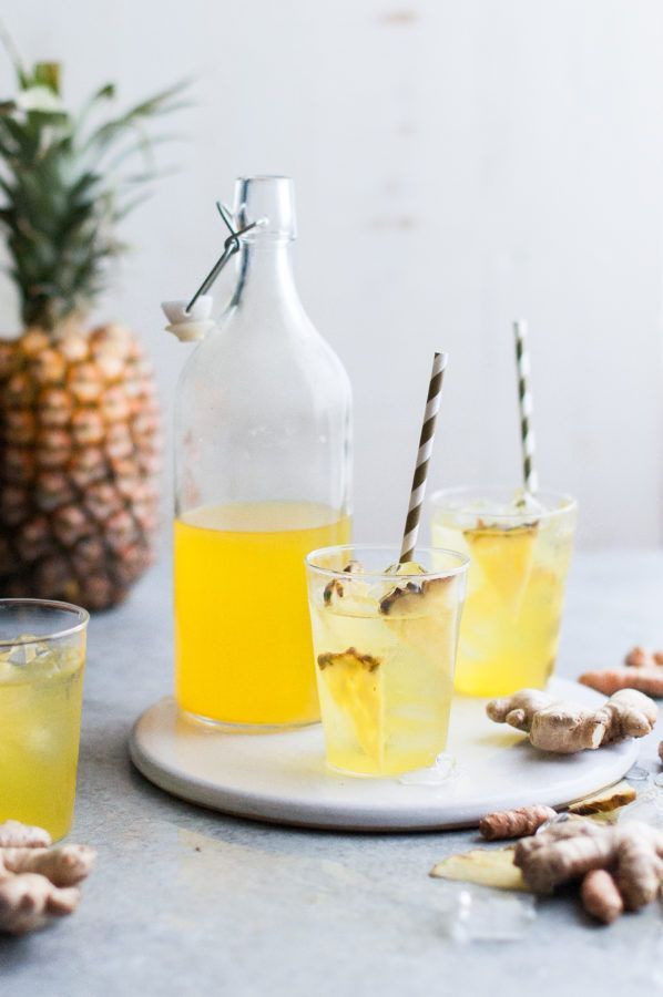 Pineapple Ginger Iced Tea