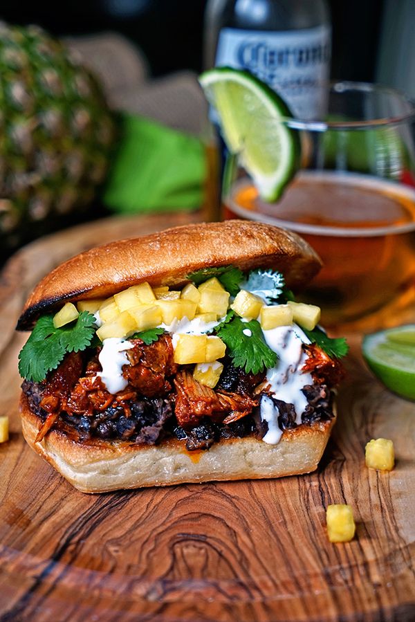 Pineapple Guajillo Chile Pulled Pork