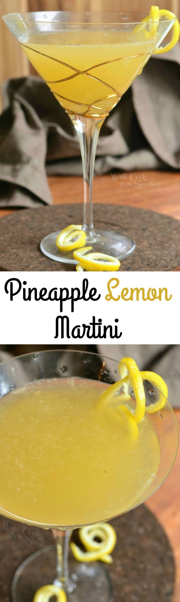 Pineapple Lemon Martini