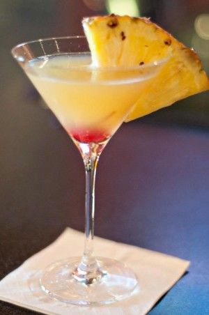 Pineapple Upside-Down Cake Martini