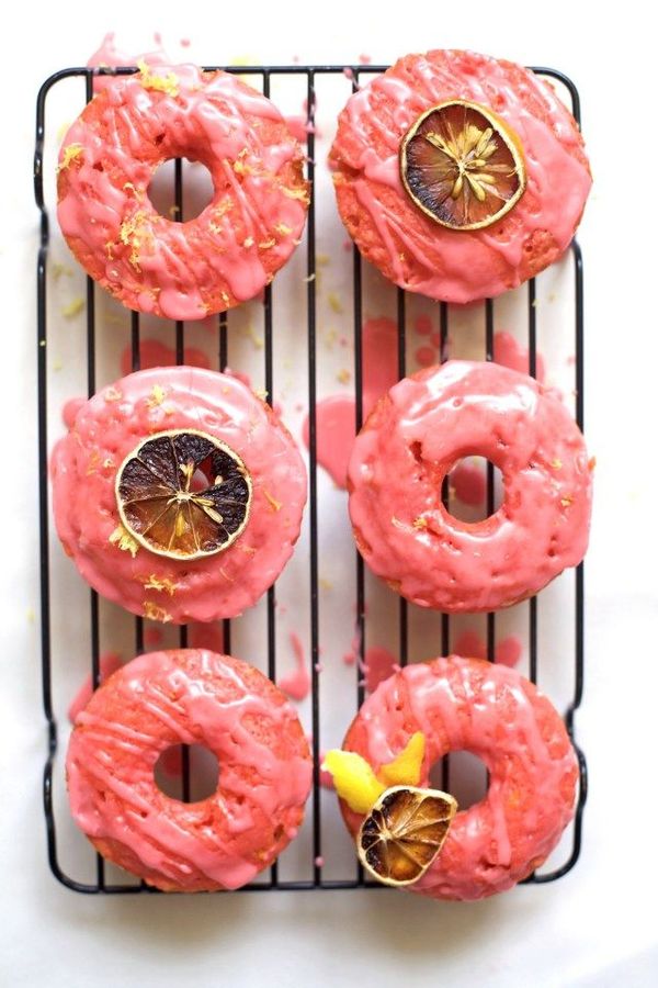 Pink Lemonade Donuts