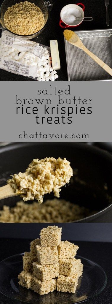 Pinterest Test Kitchen: Salted Brown Butter Rice Krispie Treats