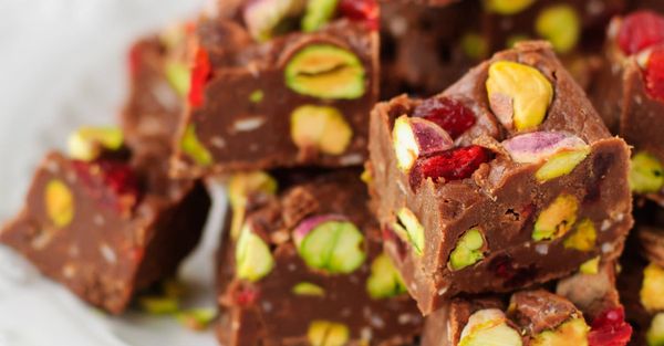 Pistachio Cherry Fudge