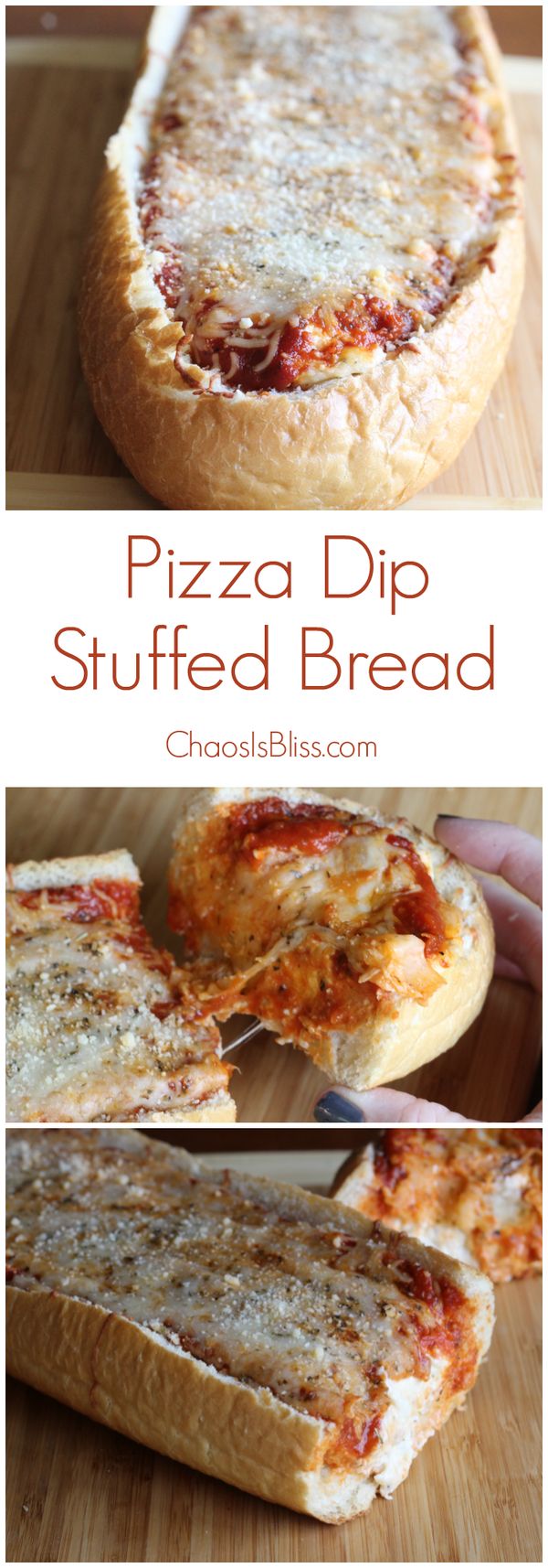 Pizza Dip Stuffed Bread