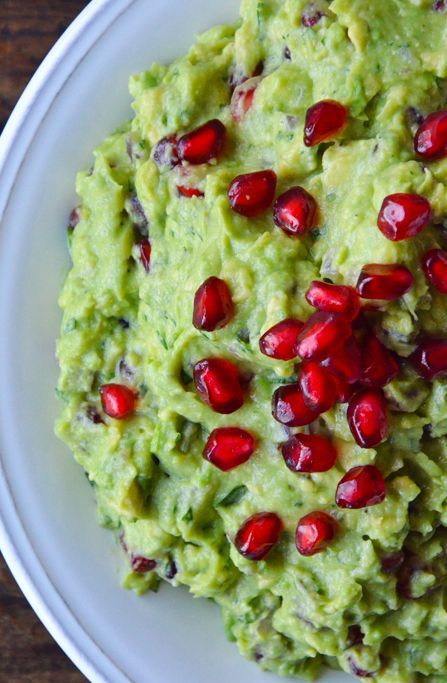 Pomegranate Guacamole