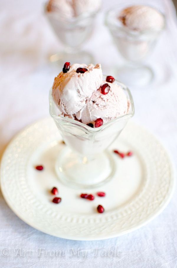 Pomegranate Ice Cream