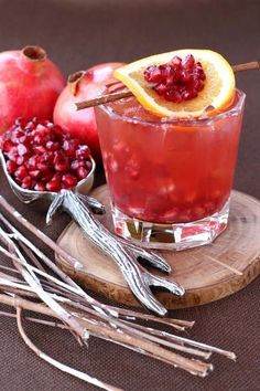 Pomegranate Old Fashioned