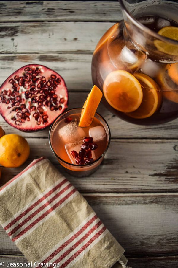 Pomegranate Orange Sangria