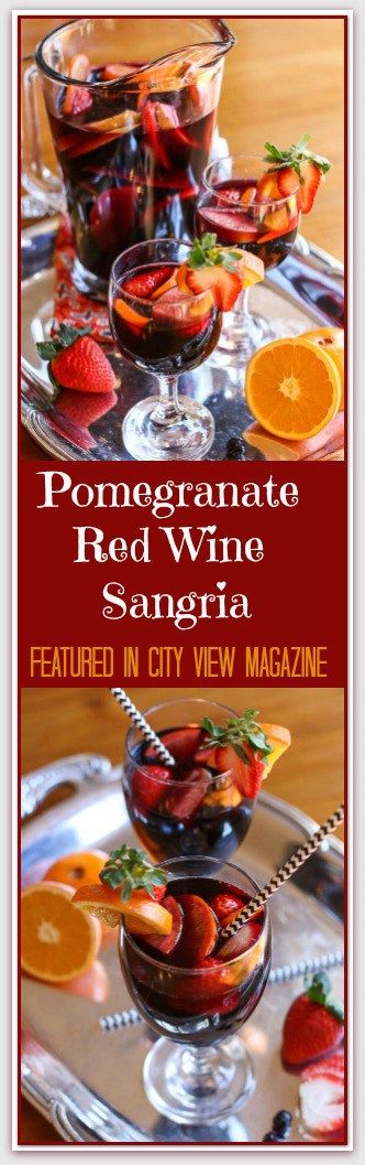 Pomegranate Red Wine Sangria